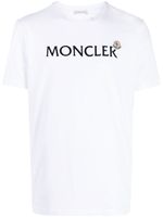 Moncler t-shirt à logo imprimé - Blanc