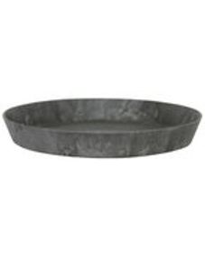 Artstone Saucer - Claire Round Black