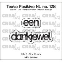 Crealies • texto positivo een dankjewel