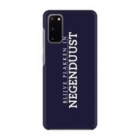 Blijve plakken in Negenduust: Volledig geprint Samsung Galaxy S20 Hoesje
