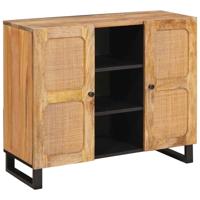 Hoge kast Bruin 40 x 33,5 x 110 cm Massief Mango Hout