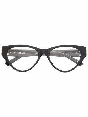Balenciaga Eyewear lunettes de vue BB à monture papillon - Noir