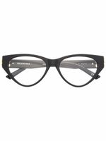 Balenciaga Eyewear lunettes de vue BB à monture papillon - Noir