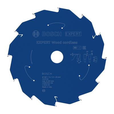 Bosch Accessoires EXPERT Wood cordless Cirkelzaagblad | 160 x 1,5/1 x 20 mm | T12 - 2608902144