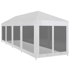 VidaXL Partytent met 10 mesh zijwanden 12x3 m
