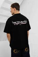 Croyez Talk And Play T-Shirt Heren Zwart - Maat XL - Kleur: Zwart | Soccerfanshop