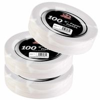 300x Witte bordjes van karton rond 18 cm - thumbnail