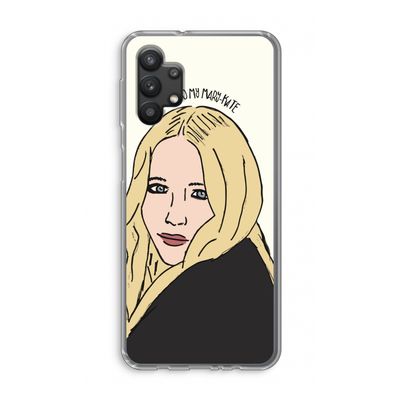 Mary Kate: Samsung Galaxy A32 5G Transparant Hoesje