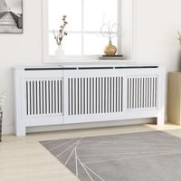 Radiatorombouw 205 cm MDF wit