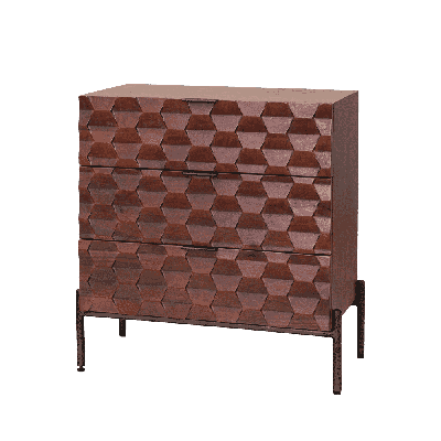 Tower Living Ladekast 'Paola' Mangohout, 80 x 75cm