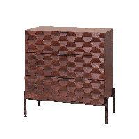 Tower Living Ladekast 'Paola' Mangohout, 80 x 75cm