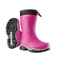 Dunlop K374061 Blizzard Kinderlaars gevoerd PVC Roze/Grijs/Zwart - Maat 24 - 00.032.005.24