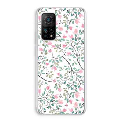 Sierlijke bloemen: Xiaomi Mi 10T 5G Transparant Hoesje