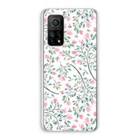 Sierlijke bloemen: Xiaomi Mi 10T 5G Transparant Hoesje