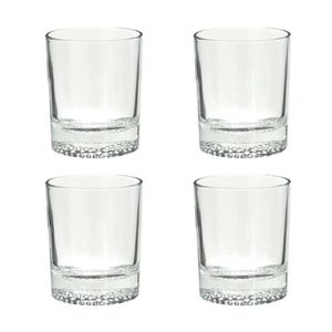 Secret de Gourmet - Whisky tumbler glazen - 4x - transparant - 300 ml