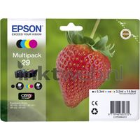 EPSON Multipack-inktcartridge - zwart, cyaan, magenta, geel - thumbnail