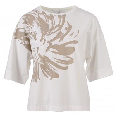 Enjoy - Wit | Dames | Top | Wit | XL | regular | Kamst mode