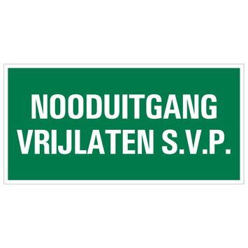 Pick veiligweg nooduitgang vrijlaten - Pickup