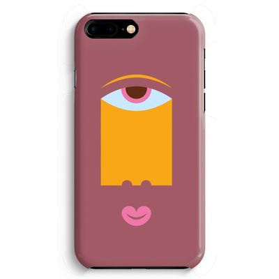 Mono V: iPhone 8 Plus Volledig Geprint Hoesje