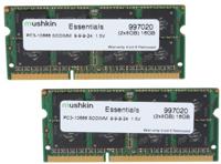Mushkin SO-DIMM 16GB DDR3 Essentials geheugenmodule 2 x 8 GB 1333 MHz