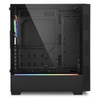 Sharkoon RGB LIT 200 Midi-tower PC-behuizing Zwart - thumbnail