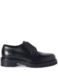 Off-White derbies classiques en cuir - Noir