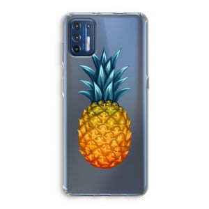 Grote ananas: Motorola Moto G9 Plus Transparant Hoesje