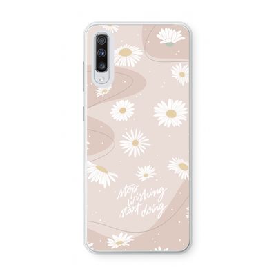 Daydreaming becomes reality: Samsung Galaxy A70 Transparant Hoesje