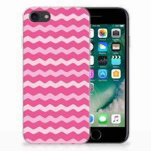 iPhone SE 2022 | SE 2020 | 8 | 7 TPU bumper Waves Pink