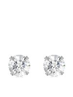 Pragnell puces d'oreilles Windsor en or blanc 18ct à diamant - Argent