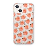Just peachy: iPhone 13 Transparant Hoesje