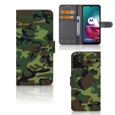 Motorola Moto G10 | G20 | G30 | Telefoon Hoesje | Army Dark