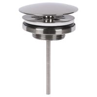 Differnz Differnz always open afvoerplug voor fontein - mat chroom Differnz Differnz always open afvoerplug voor fontein - mat chroom