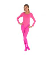 Bodysuit Roze Met Lange Mouwen Elastisch Bodysuit Roze Met Lange Mouwen Elastisch