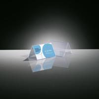 Sigel TA136 Tafelstatief Dakvorm Glas (helder) 10 stuks/pak 10 stuk(s)