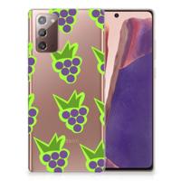 Samsung Note 20 | Siliconen Case | Druiven