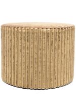 Missoni Home pouffe cylindrique à design texturé - Or