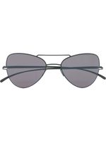 Mykita x Maison Margiela lunettes de soleil à monture pilote - Noir