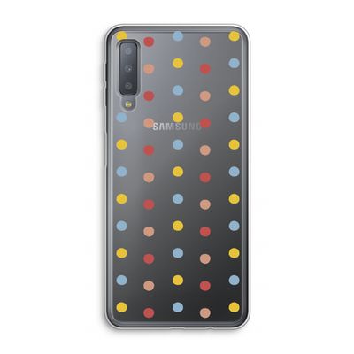 Bollen: Samsung Galaxy A7 (2018) Transparant Hoesje
