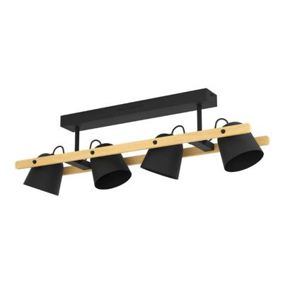 Eglo 4-lichts plafondlampHornwood-Z zwart - 900882
