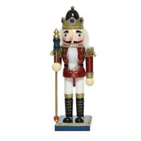Kerstbeeldje houten notenkraker poppetje/soldaat 25 cm kerstbeeldjes - Kerstbeeldjes - thumbnail