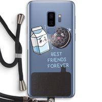 Best Friend Forever: Samsung Galaxy S9 Plus Transparant Hoesje met koord