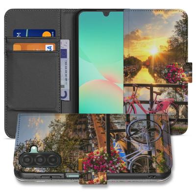 Samsung Galaxy A17 | Flip Cover | Bookcase | Amsterdamse Grachten Zwart