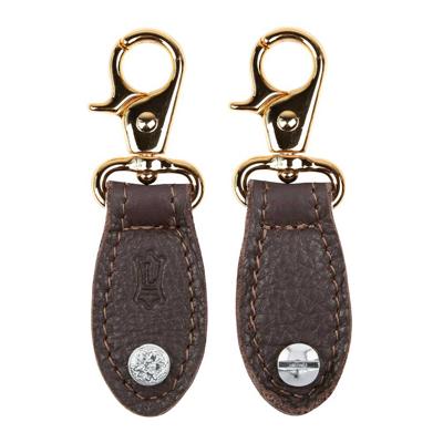 Levy's TPCG03-DBR Handtas Gitaarband Adapters Goud/Bruin - Aanbieding, op = op
