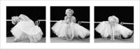 Kunstdruk Marilyn Monroe Ballerina Triptych 95x33cm Kunstdruk Marilyn Monroe Ballerina Triptych 95x33cm