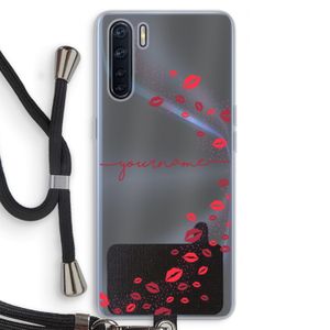 Kusjes: Oppo A91 Transparant Hoesje met koord