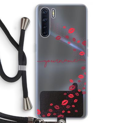 Kusjes: Oppo A91 Transparant Hoesje met koord
