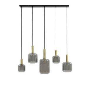 Light & Living Hanglamp Lekar - Antiek Brons - 5L 110x22x32cm