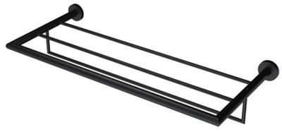 Geesa Nemox Black Handdoekrek 62,4x2,6x4,8 cm Zwart