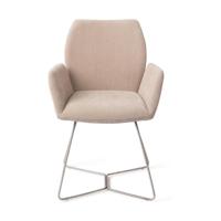 Jesper Home Misaki eetkamerstoel Sand Strand beehive steel